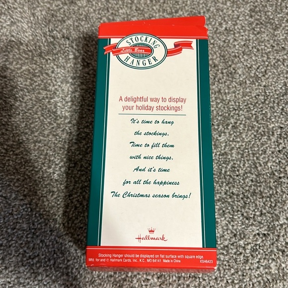 Vintage Hallmark Teddy Bear 1989 Stocking Holder - Picture 2 of 6